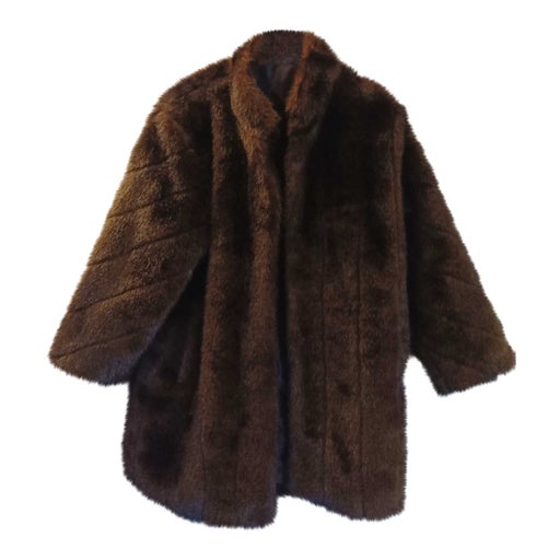 Faux fur coat