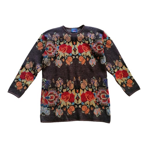 Floral sweater