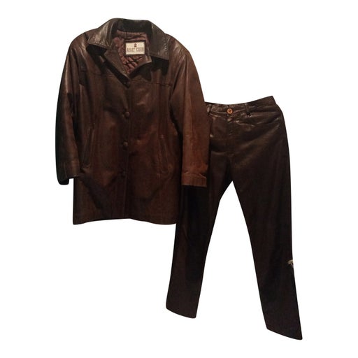 Tailleur pantalon en cuir