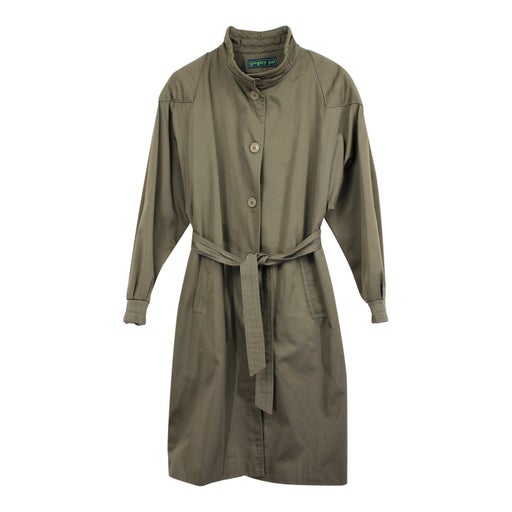 Belted trench coat