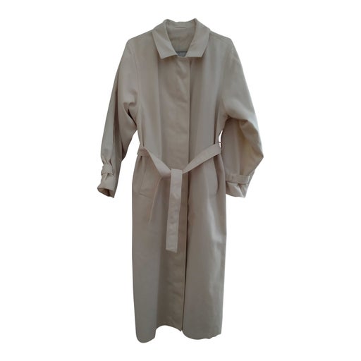 Belted trench coat