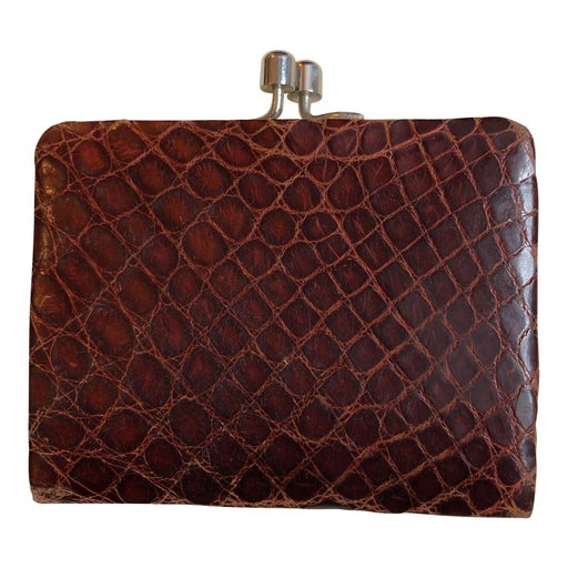 Porte-monnaie en cuir exotique