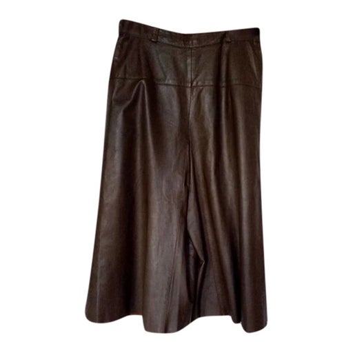 Leather culottes