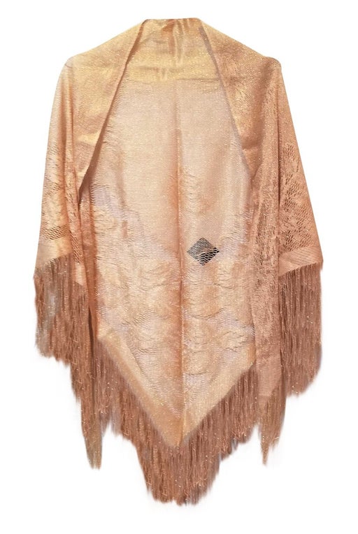 Lurex shawl