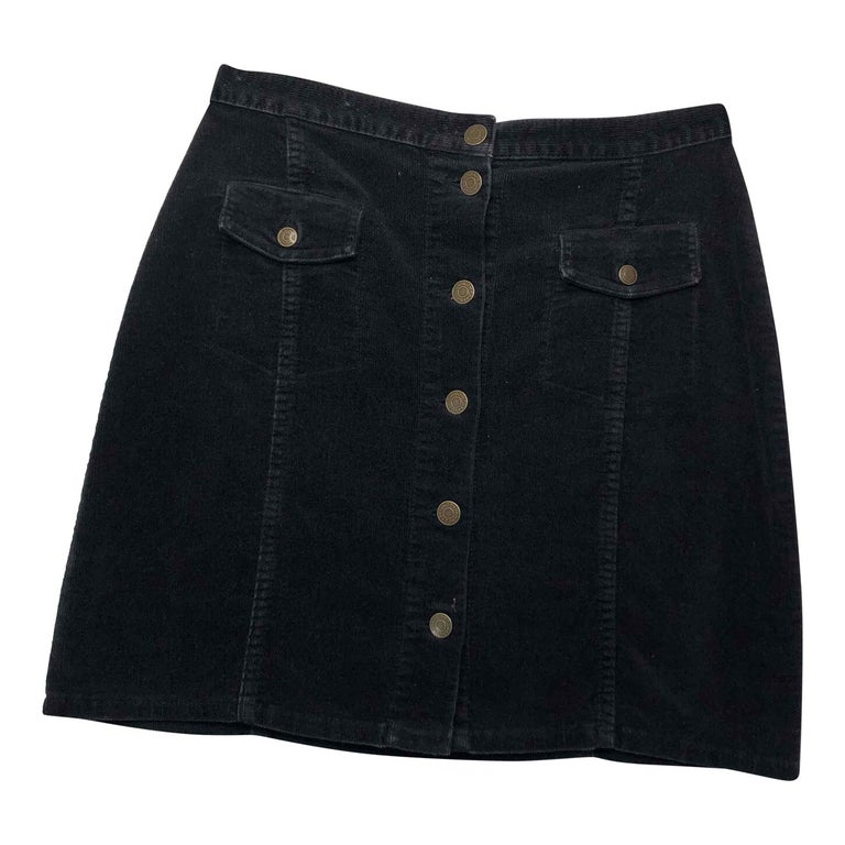 Vintage Velvet mini skirt for women | Imparfaite