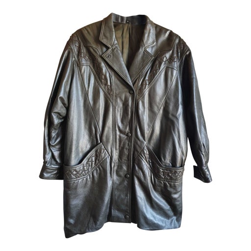 leather coat