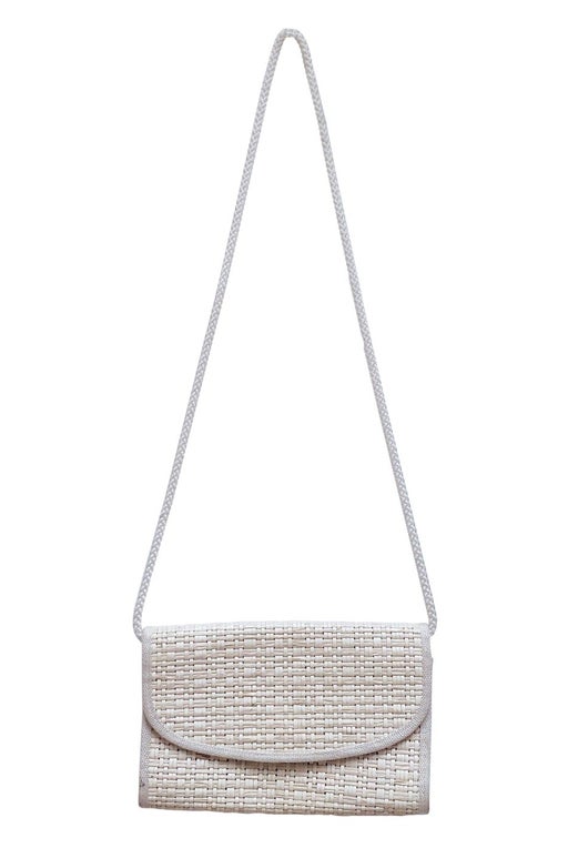 Wicker shoulder bag