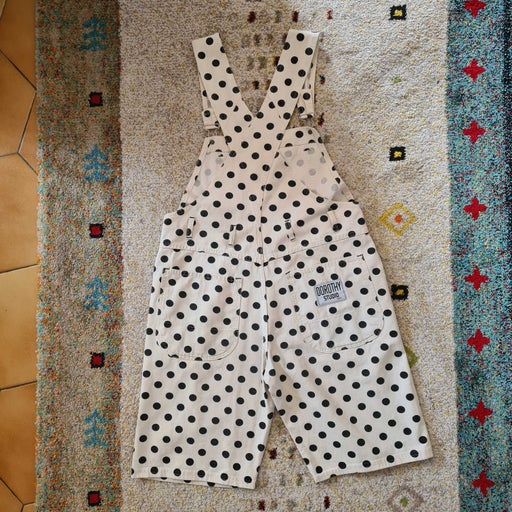 Polka dot dungarees topshop 2025
