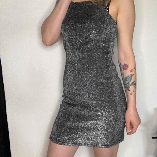 Lurex mini dress