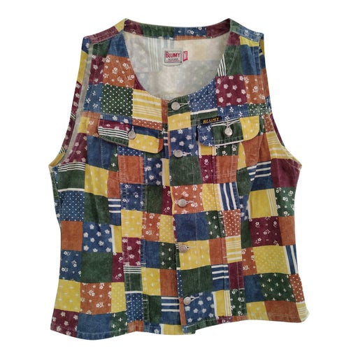 Patchwork vest