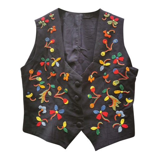 Embroidered vest