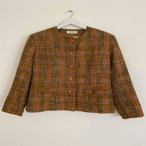 Tweed skirt suit
