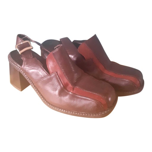 Chaussures en cuir 90's