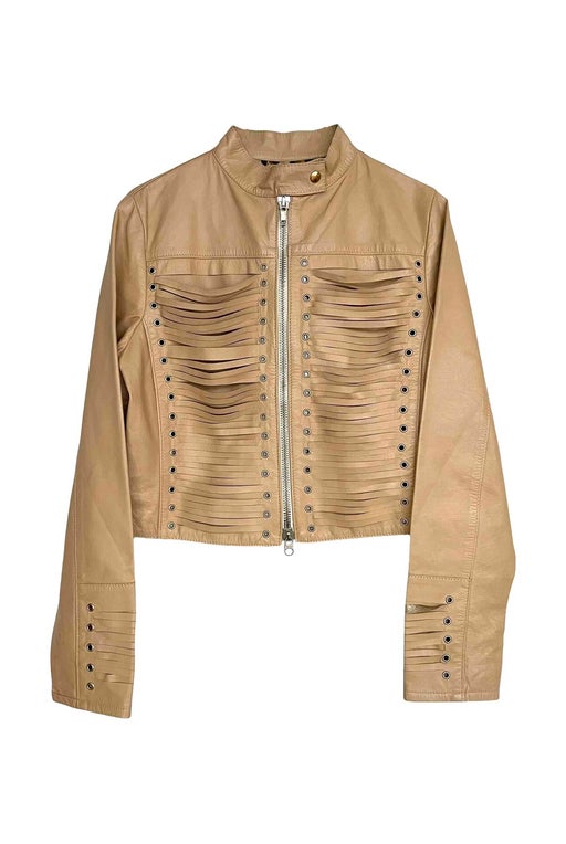 00's leather jacket