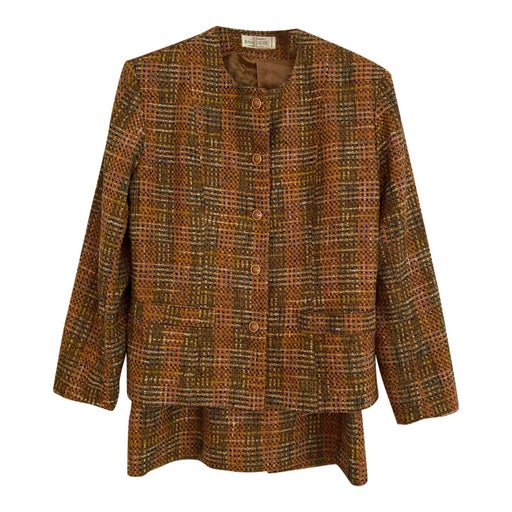 Tweed skirt suit
