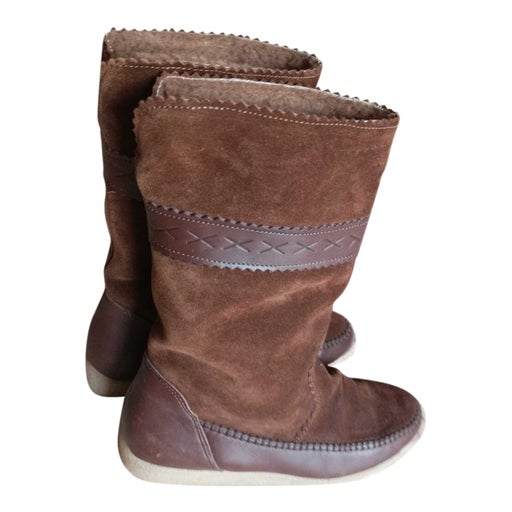 Fur-lined boots