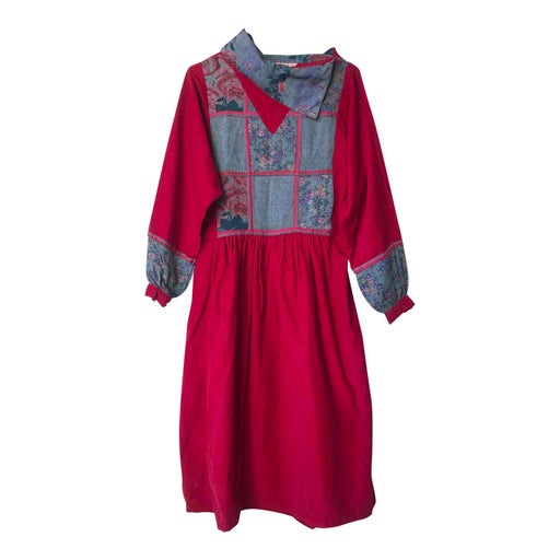 Robe midi en coton