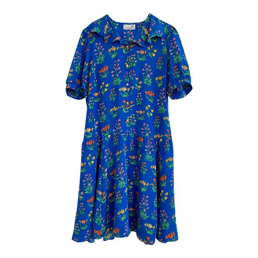 Robe midi à fleurs