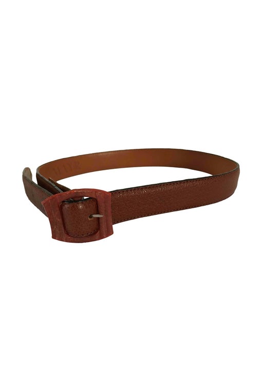 Leather belt