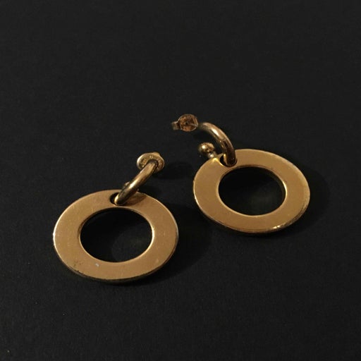 Boucles d’oreilles dorées