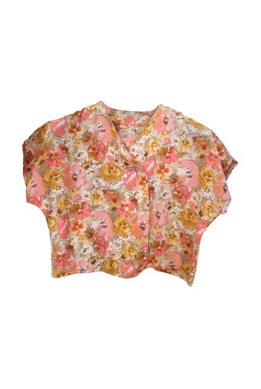 Floral crop top