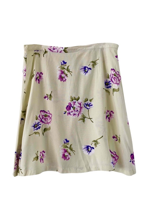 Floral mini skirt