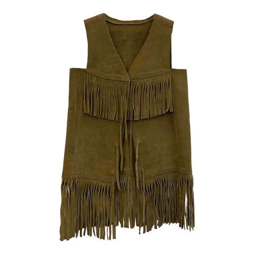 Suede vest