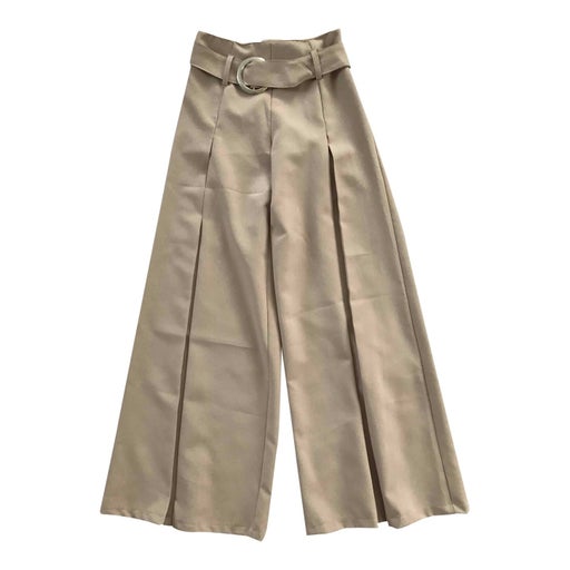 Pantalon fluide plissé