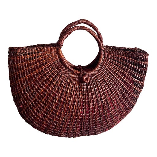 Burgundy basket