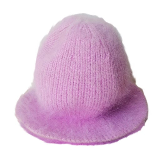 Angora wool bucket hat