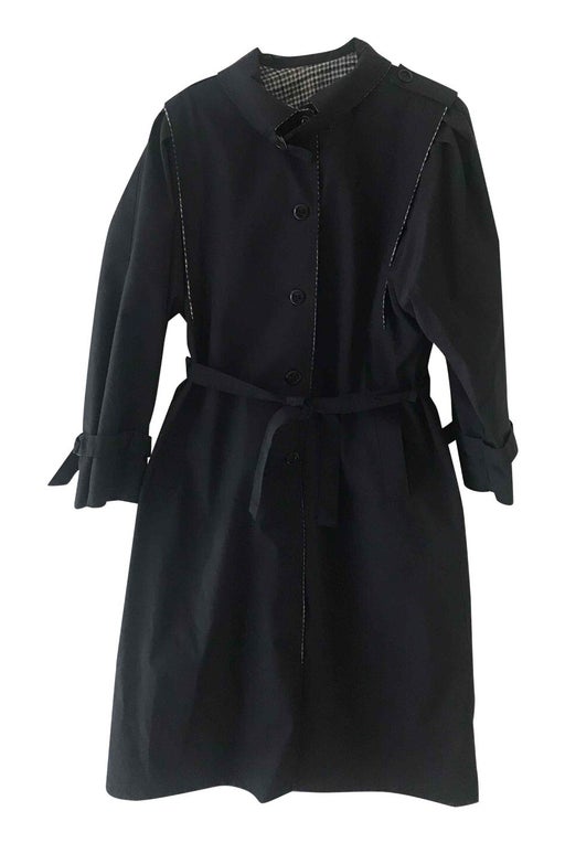 Belted trench coat