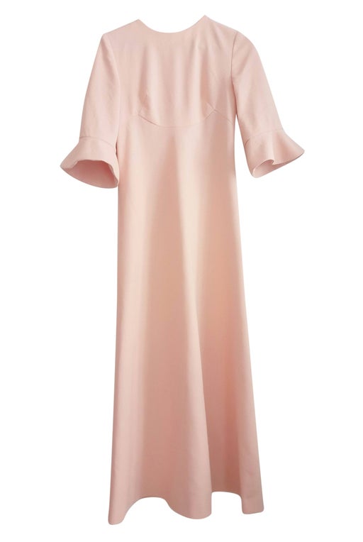 Long pink dress