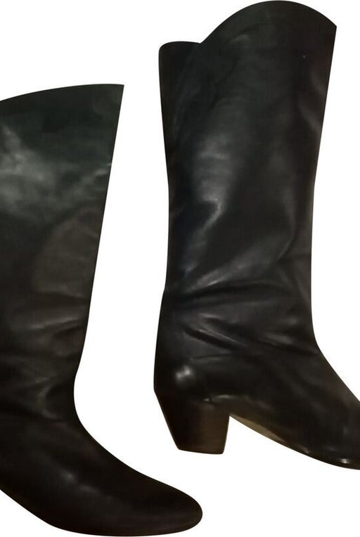 Leather boots