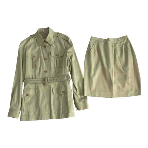 Silk skirt suit