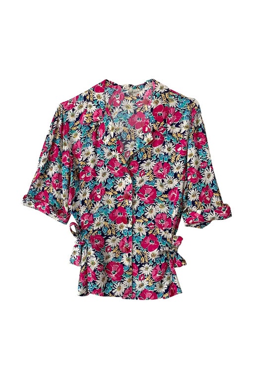 Blouse à fleurs