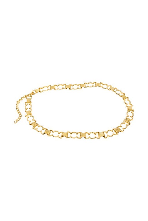 Golden chain belt