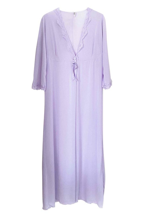 Robe de chambre lilas