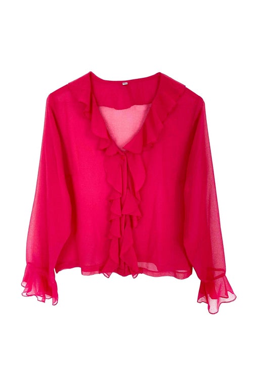 Blouse fuchsia