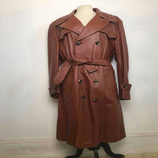 Trench en cuir