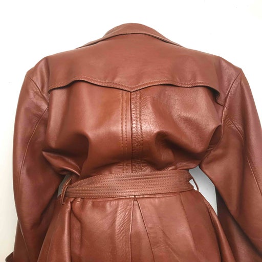 Trench en cuir