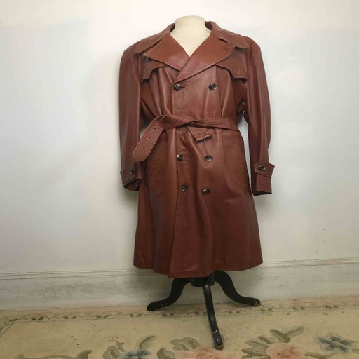 Trench en cuir