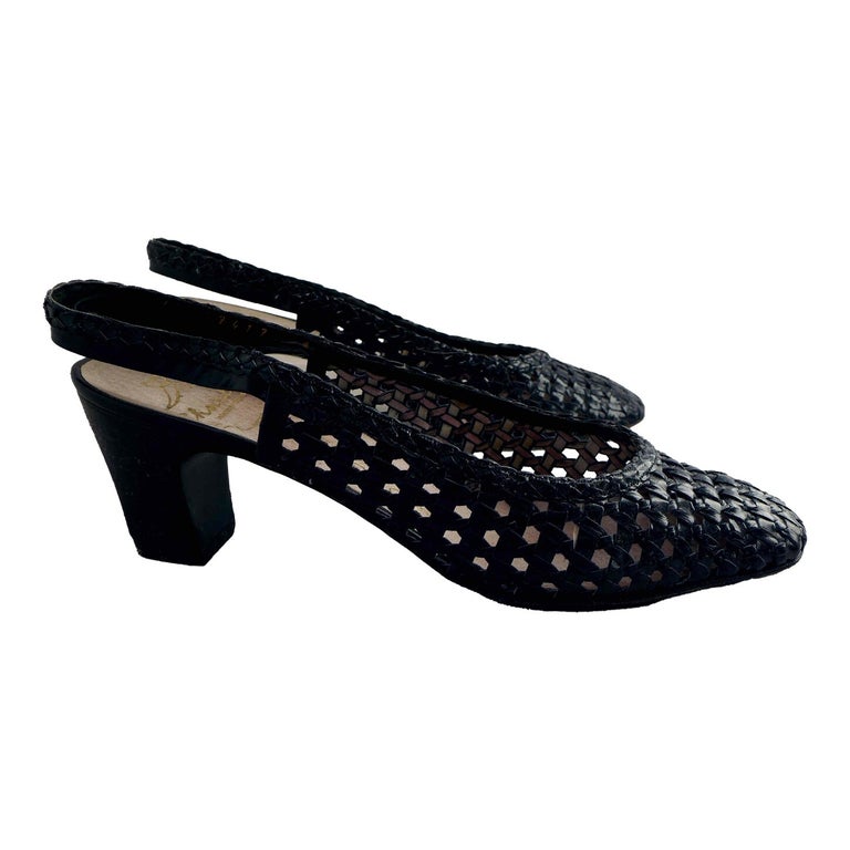 Escarpins tressés
