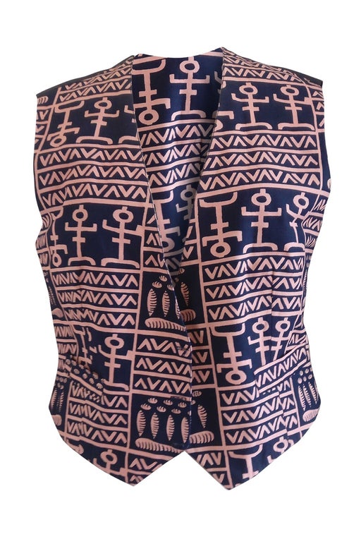 Gilet à motifs