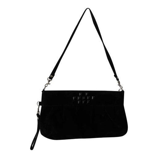 Velvet baguette bag