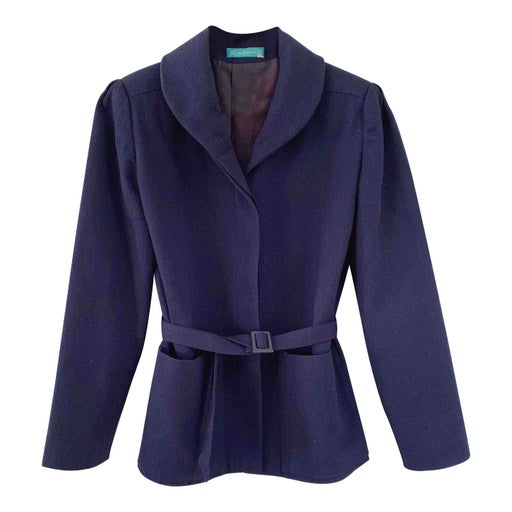Cacharel safari jacket in ottoman str wool