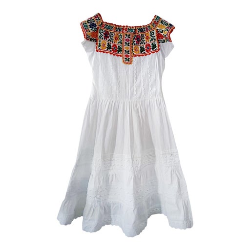 Cotton midi dress