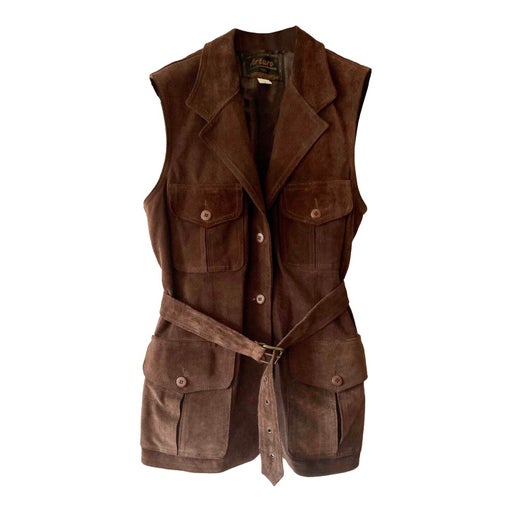 Suede safari jacket