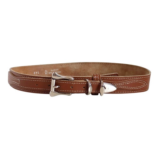 Leather belt