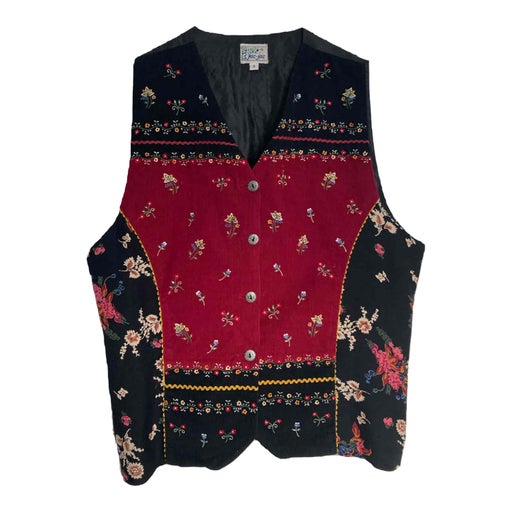 Embroidered vest