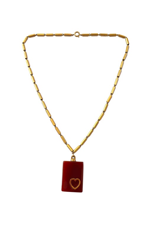 Collier pendentif coeur